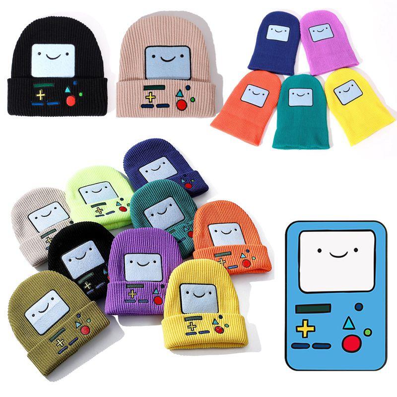 Время приключений с Финном и Джейком Мягкая вязаная шапка-бини для косплея и тепла