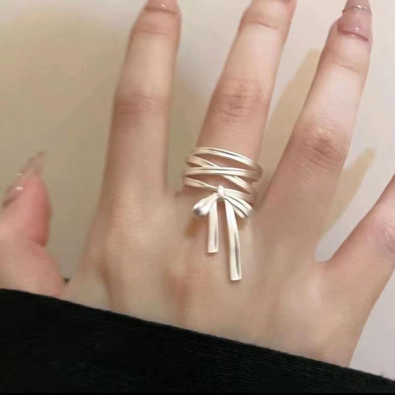 Модные Балетные Ленты Эстетика Кольца Клипсы Серьги Женские Корейская Мода Kpop Бант Кафф Серьги Бижутерия