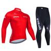 Kids Quick-Dry Cycling Jersey Set Breathable Long Sleeve Bike Sportswear Riding Skateboarding Balance