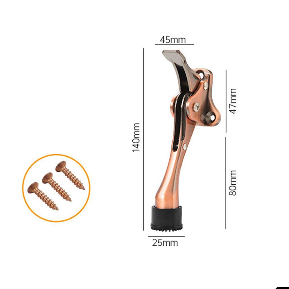 Клейкий цинковый сплав, противоударный, стопор двери, защитные настенные защитные устройства, напольный держатель для дверного упора
