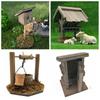 1/12 весы, кукольный домик, колодец, деревянная имитация скворечника, подарок, миниатюрная фигурка ясля, игрушка