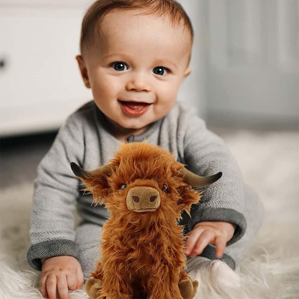 Highland Cow Soft Toy Living Nature Teddy Plush Cute Cuddly Toys Kids