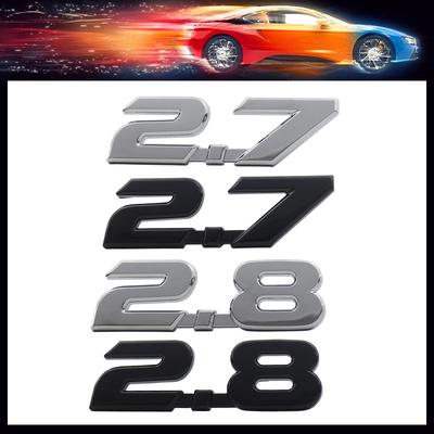 3D Премиум 2.7 2.8 Буквы для Япония Японский Внедорожник Внедорожный автомобиль Капот Двигателя Крыло багажник Хвост Задняя Наклейка Эмблема Значок Наклейка