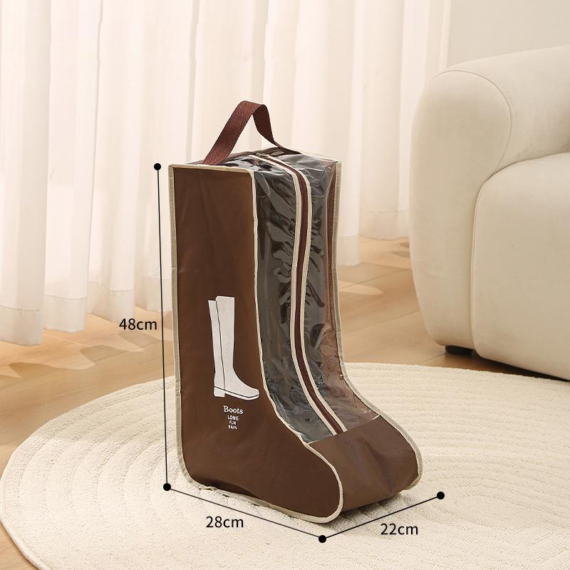 Portable Boots Storage, Tall Boots Storage Short Boots Protector Bag, Shoe Dust Bags,Shoe Sleeves for Travel,Clear Packing Organizers for Men & Women