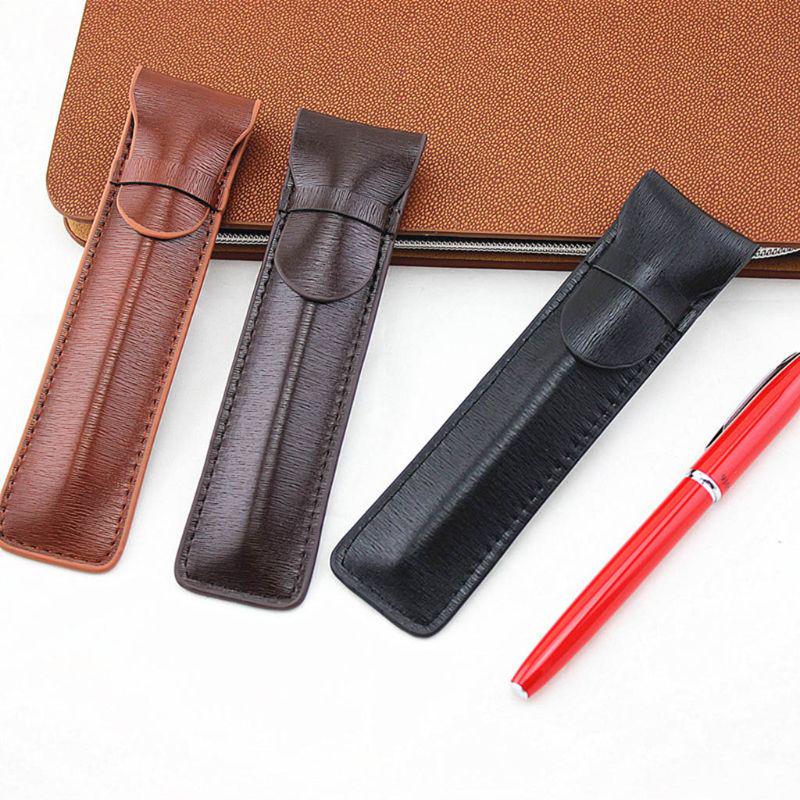Retro Fountain Pens Case Pencils Bag One Single Writing Holder Supplies Storage