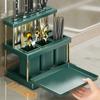 Kitchen Cutlery Holder Space Saving Countertop Spoon Fork Chopstick Flatware Organizer Multifunctional Utensil Drainer Rack