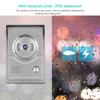 9-дюймовый проводной к Wi-Fi видеодомофон дверной звонок IP55 водонепроницаемый ночное видение фотосъемка запись