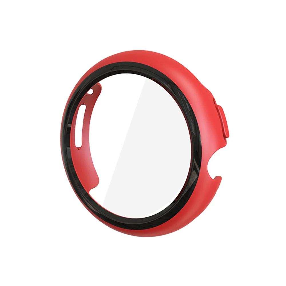 Стекло+Чехол для Google Pixel Watch 4 45мм 41мм PC Чехол Защитный бампер по всему корпусу Закаленное Защита экрана от царапин для Pixel watch4
