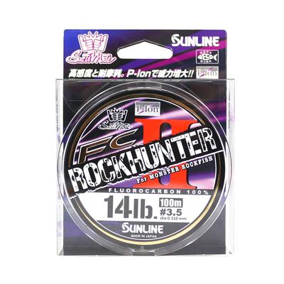 Sunline Флюорокарбоновый лидер Rock Hunter II 100 м 14 фунтов 0,31 мм (9109)