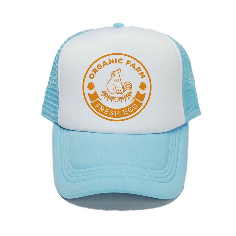 Organic Farm Fresh Eggs Truck Hat Kaszkiet Poultry Farm Hennery Hip Hop Hunting Cap For Farmers Advertising Snapback Caps YY322