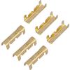 100Pcs Quick Connect Wiring Terminals Brass Crimp Terminals 0.5 1.5mm   Wire Clamps Brass