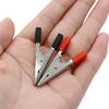 10Pcs Alligator Clips Vehicle Battery Test Lead Clips Probes 48Mm Red+Black