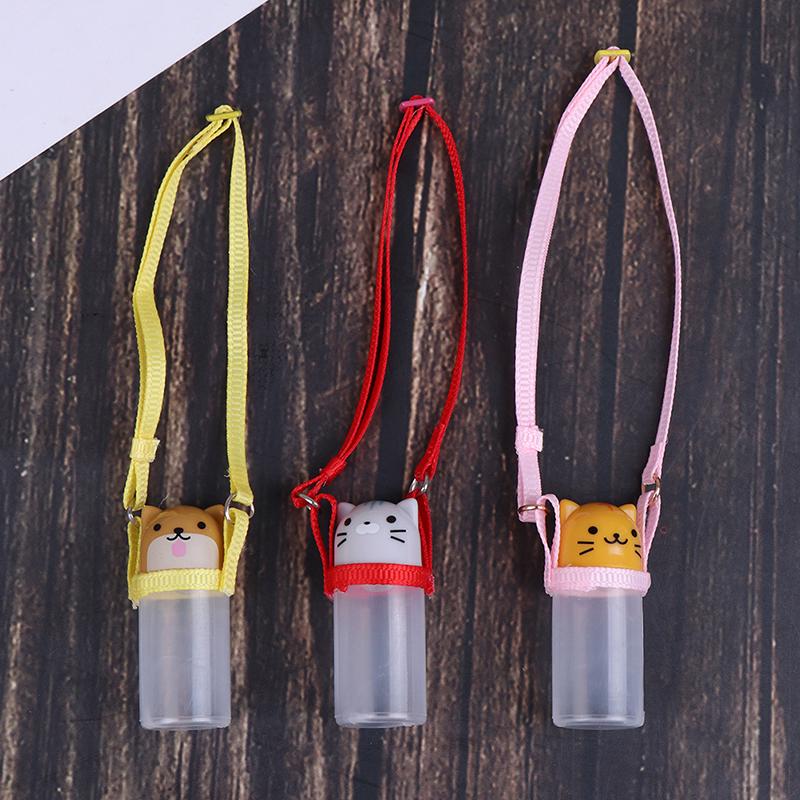 1Pc 1:12 Dollhouse Miniature Water Bottle With Strap Dolls Accessories