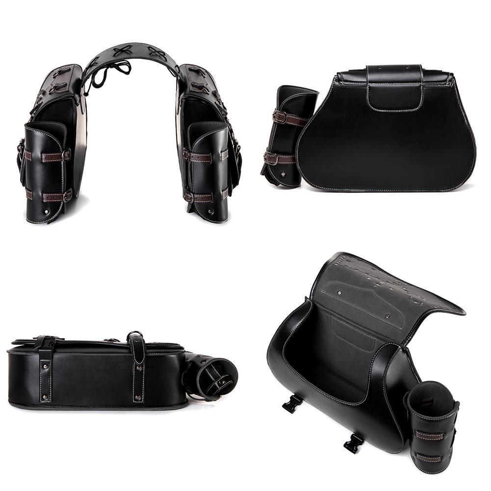 European & American Retro Harley Motorcycle Side Bags - Large Capacity Accessories & Modification Equipment