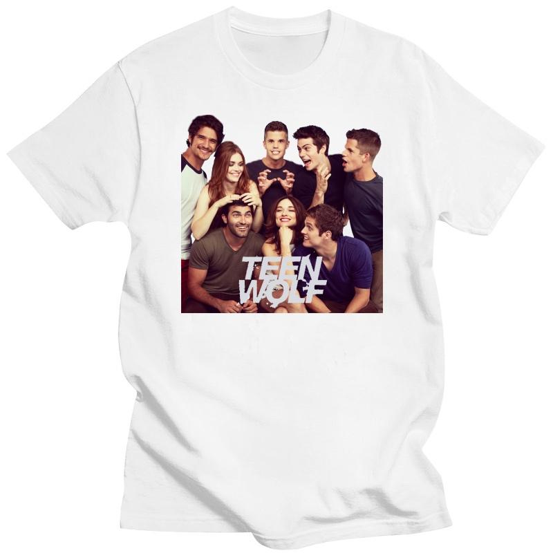 Teen Wolf Tshirt New Arrival Spring Summer T Shirt Unisex New Design T Shirt Short Sleeve White Fashion Top Tees Mr430