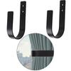 2 Pack Curtain Tiebacks Curtain Holdbacks U Shaped Curtain Hooks Curtain Pull Backs Tie Backs Wall Mount Curtain Holder
