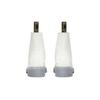 Dr. Martens A-COLD-WALL* X  1460 Comfortable Front Metal Zipper Short Boots Unisex Boots White 28014111