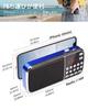 Gemean USB Rechargeable Bluetooth Speaker Compatible with Wireless Bluetooth Portable Widescreen Radio with and MP3 Support J-189 (Not Earphones)