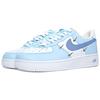 Nike Nike Air Force 1 Низкие, износостойкие, для скейтбординга, женские, светло-голубые, FV3654-111(Команда252-)