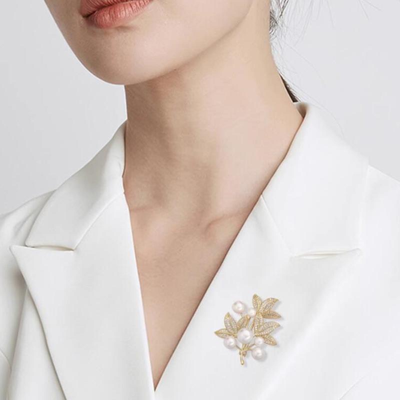 Роскошное пальто брошь пиджак корсаж фиксированная булавка для одежды женские аксессуары