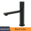 Bathroom Faucet Black Single Handle Hot Cold Switch Water Mixer Taps Wash Basin Bathroom Deck Mounted Basin Faucet 855004