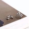 Trend Simple Stud Earrings Personality Hip-Hop Niche Hook Shape Earrings For Women Men Party Jewelry