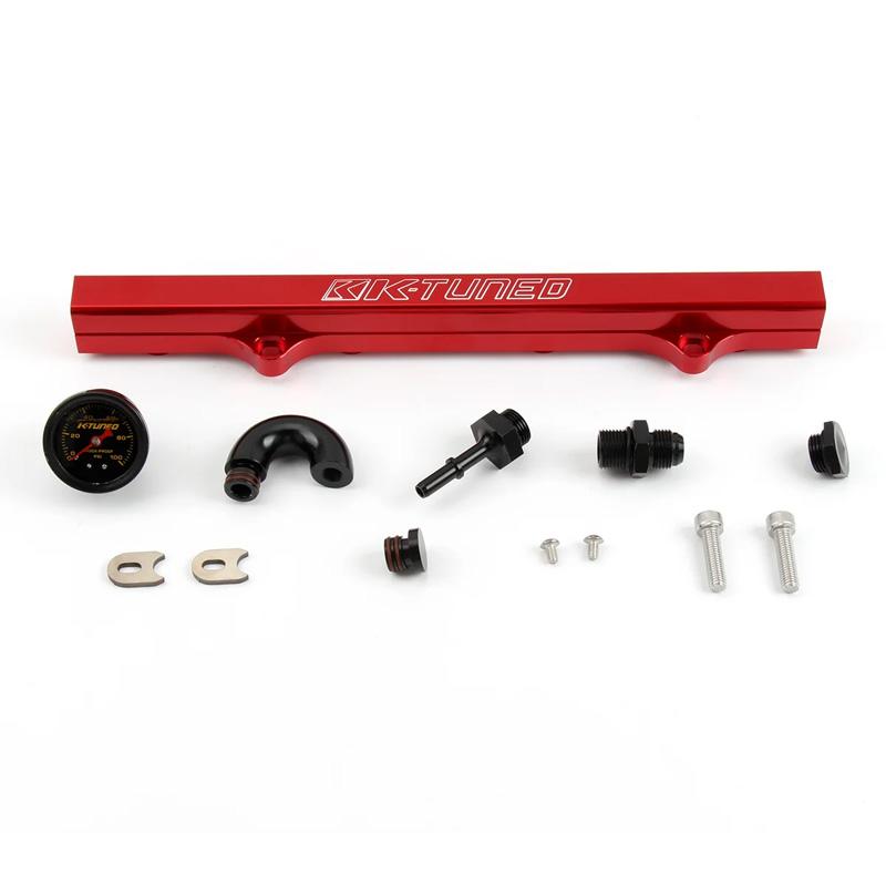 Suitable for Honda Civic K20 K24 FD2 CL7 DC5 Fuel Rail K Series Fuel Rail with Oil Pressure Gauge
