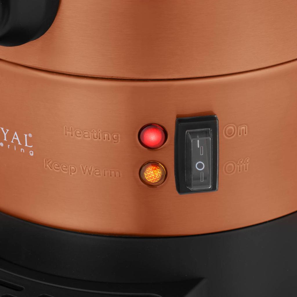 Double-Walled Water Heater With Drainer 61 L 1500 W Orange