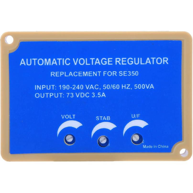 Avr Se350 Automatic Voltage Regulator, 190-240vac Generator Voltage Regulator, High Accuracy Generator for Generator Accessories