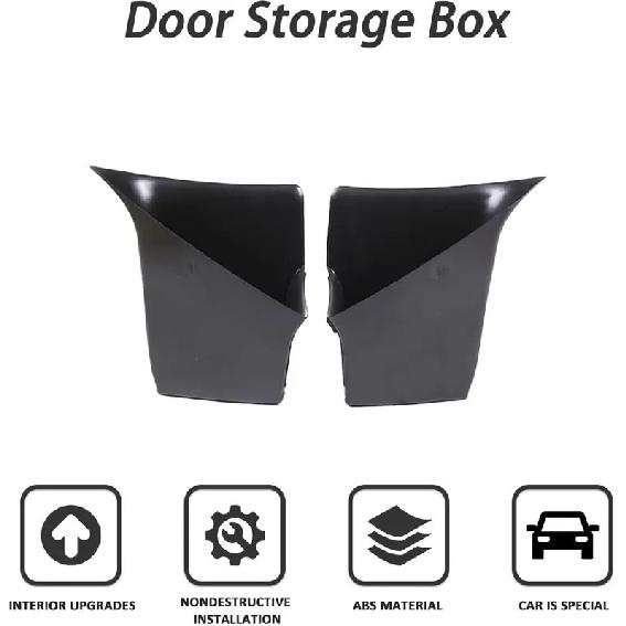 LHD ABS Car Door Handle Storage Box Handle Inner Side Organizer Boxes For Mercedes Benz E-Class W213 2016-2021 Auto Accessories