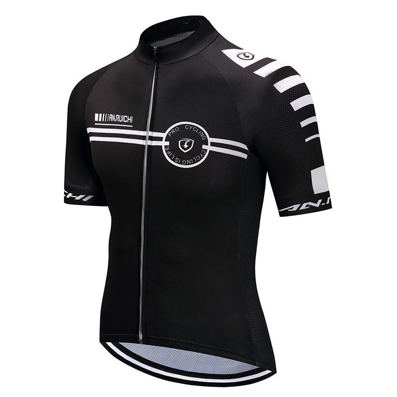 Летний короткий комплект одежды для езды на велосипеде, мужские спортивные трикотажные костюмы, черные брюки-комбинезон
