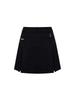 PIRETTI Elite A-Line Pleated Culottes W_Black