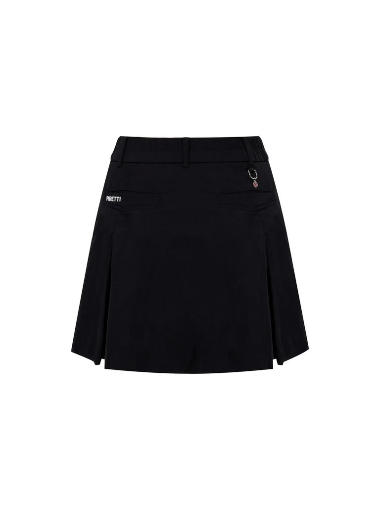 PIRETTI Elite A-Line Pleated Culottes W_Black