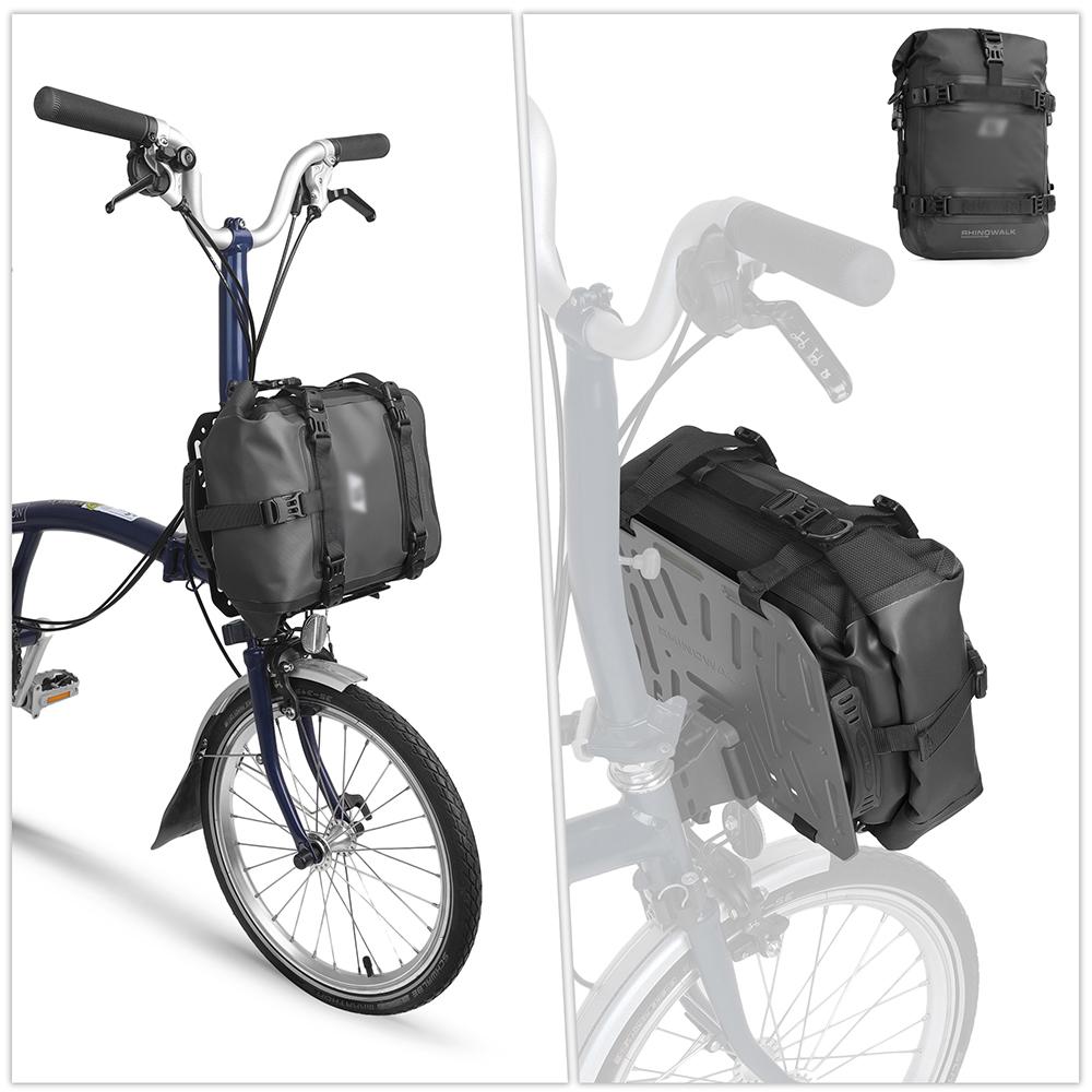 Складной велосипед, передняя стойка для велосипеда, сумка для велосипеда, базовый адаптер, встроенный передний кронштейн из алюминиевого сплава для