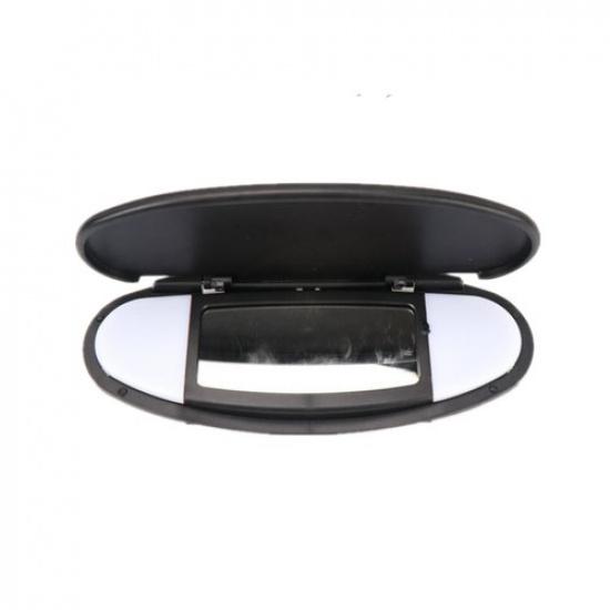 For BMW MINI Cooper R55 R56 R60 2007-14 Black Sun Visor Mirror Cover Trim