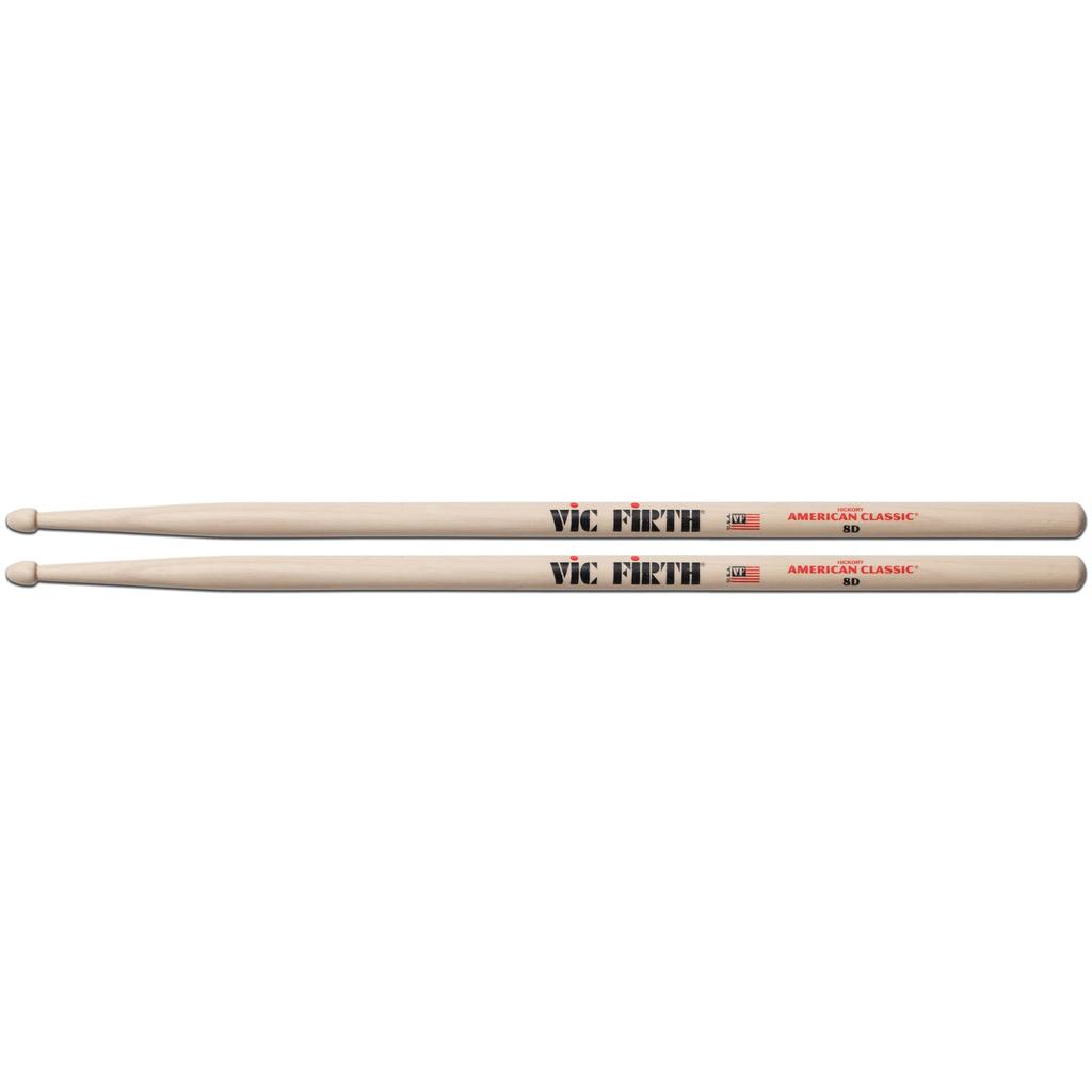 ViC FIRTH AMERICAN CLASSIC Барабанные палочки FIRTH 1 пара VIC-8D (Гикори) (VIC VIC8D)