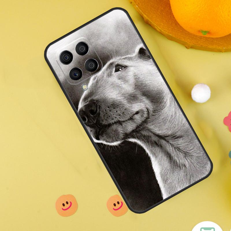 Чехол для телефона Bullterrier Bull Terrier для Samsung Galaxy M20 M35 M55 M15 M32 M16 M36 M56 M54 M23 M52 M34 M14 M11 M31 M13 M53