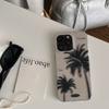 Чехол для iPhone 15 Pro с рисунком кокосовой пальмы, IMD TPU
