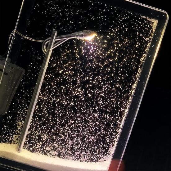 DIY Snow Scene Light Уличный фонарь Снежинка Лампа Комплект Настольный Самостоятельная Сборка Снежный Пейзаж Ночной Светильник Подарок для Друзья