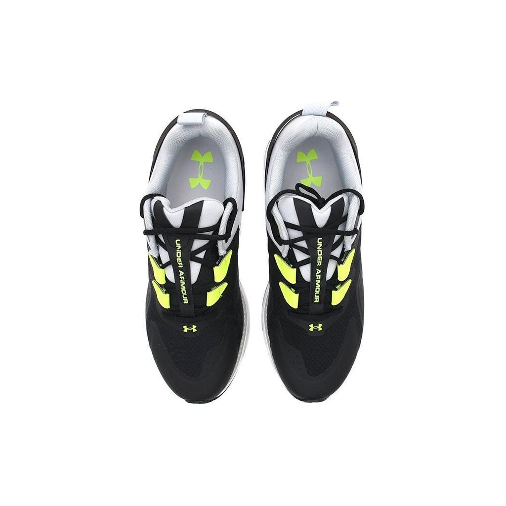 Under Armour HOVR Flux Movement Черные желтые мужские кроссовки Halo-Grey 3025354-002