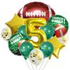 American Football Latex Aluminum Film Balloon Photo Props Football Super Bowl 32 Inch Numbers
