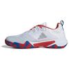 Barricade Shock Absorbing Durable Low Top Tennis Shoes Men Sneakers White Red ID1550