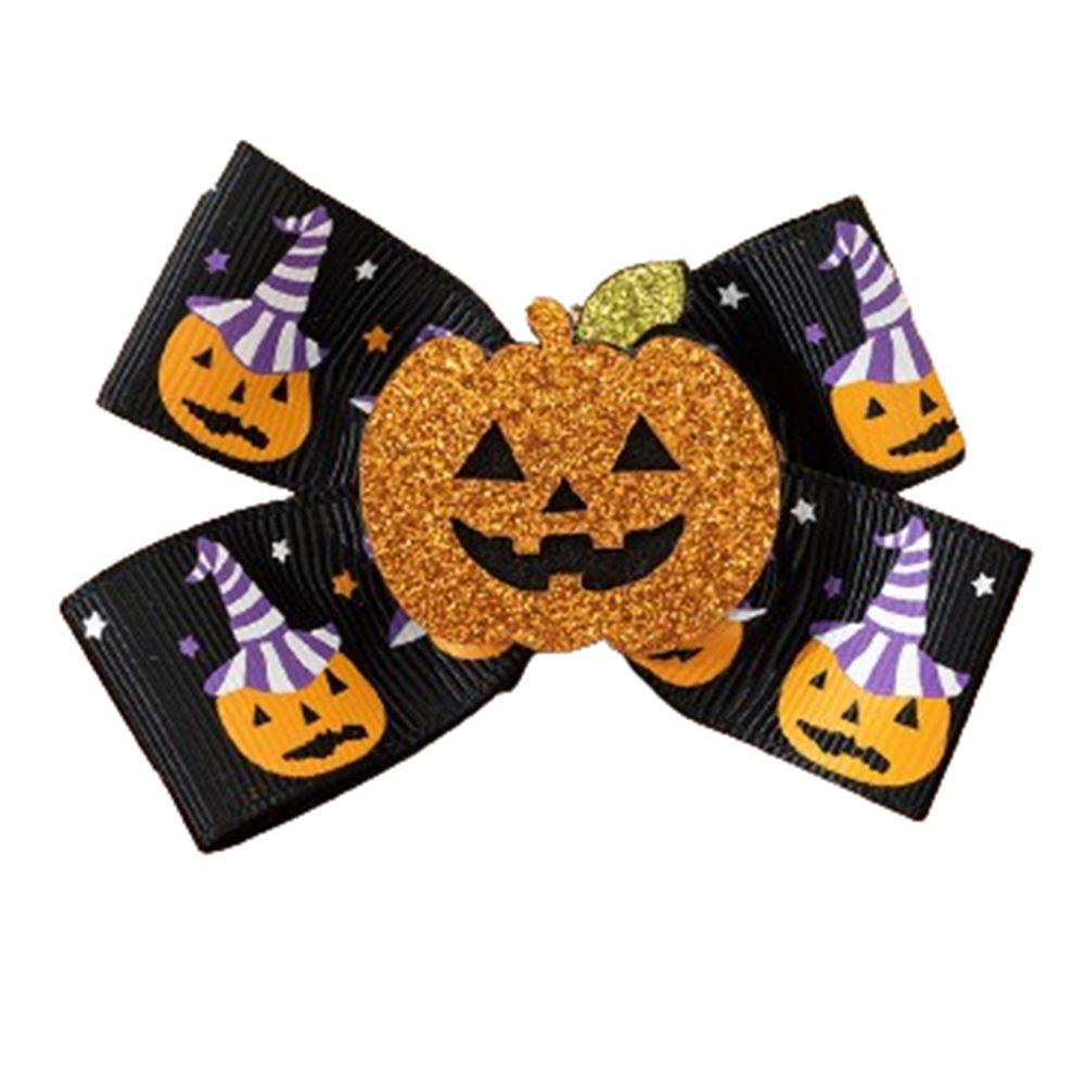 Заколка для волос в виде глазного яблока и тыквы, забавная заколка для волос в виде летучей мыши и утконоса, модная заколка для волос в виде банта на Хэллоуин для вечеринки