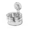 No Drill Wall Ashtray with Suction Cup for Bathroom Toilet Home Office Hotel Bar Clear Storage Rack