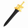 Prop Sword Retractable Lightweight PLA 3D Printed Sword for Cosplay Holiday Outfit Accessory Black Gold