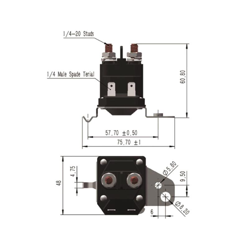 Соленоид стартера 762-1261-211-50 762-1261-211-51 для газонокосилок Mtd 725-06153A