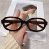 Sunglasses Women'S Foreign Style Sunglasses Men'S Personalized Oval Frame Sun Glasses Frame Frame Frame