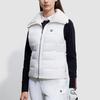 Fila Серия Гольф Однотонный Жилет Пуховый Без Рукавов с Воротником на Молнии Женский жилет Нефритово-Белый A11W345906F-WT