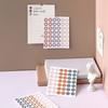 3 Sheets/pack (126 Pieces) Dot Stickers Round Label Plan Stickers Weekly Daily Schedule March Sticker Pack