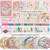 20in1 3D Stickers Scene Set DIY Miniature Scene Scrapbook Kit Cabin Scene Decorative Decals Girl
